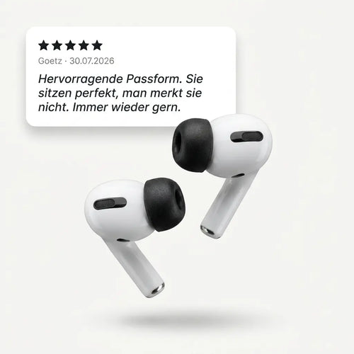 Novaro Comfort Memory-Foam Tips für AirPods Pro
