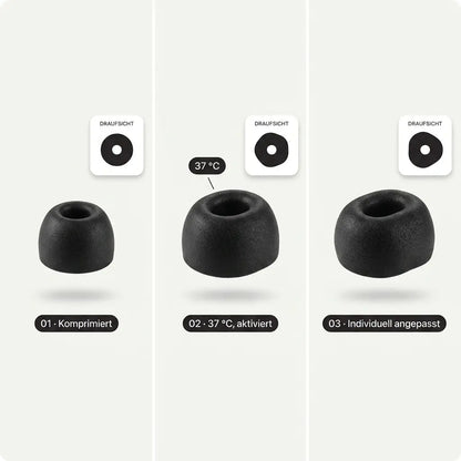 Novaro Comfort Memory-Foam Tips für AirPods Pro