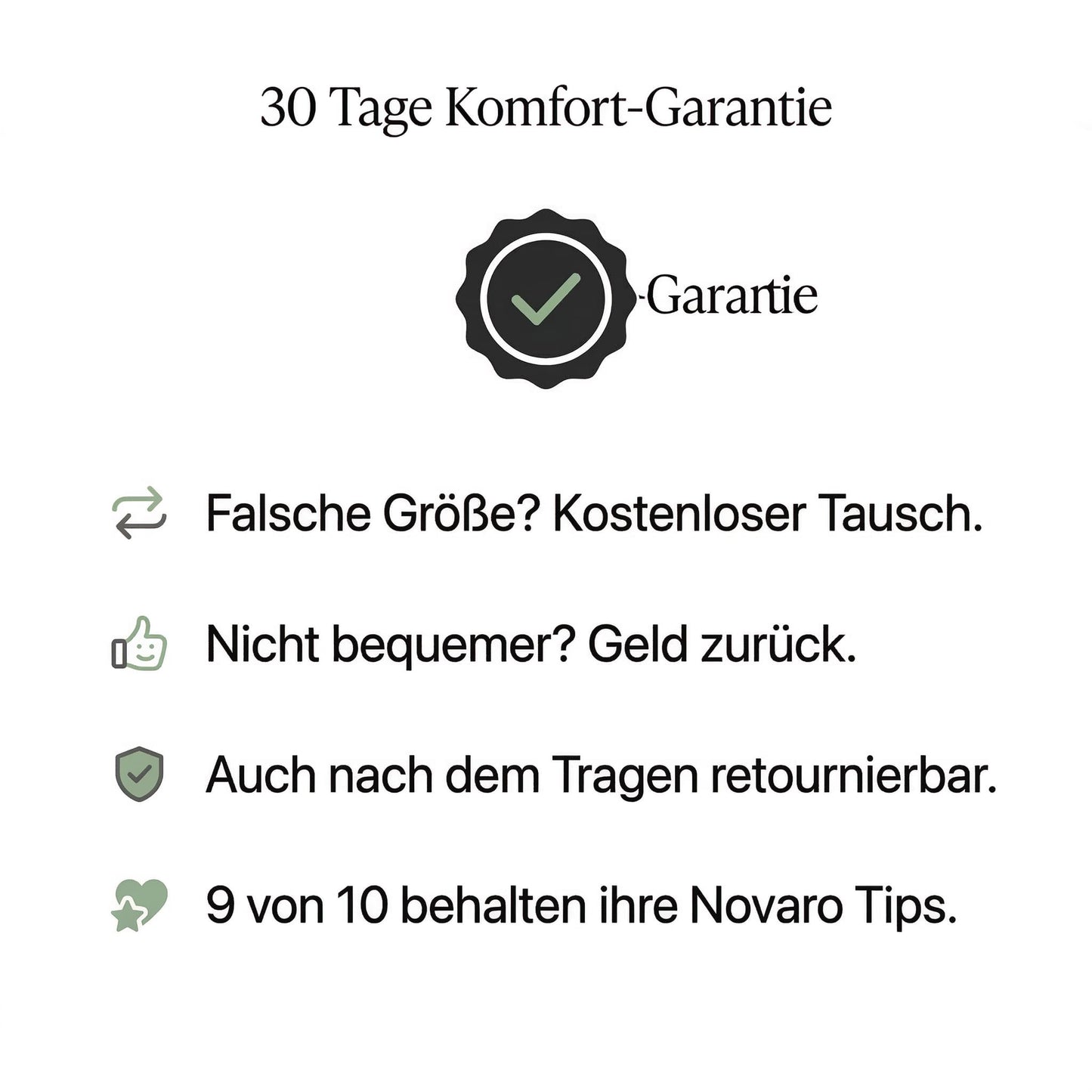 Novaro Comfort Memory-Foam Tips für AirPods Pro